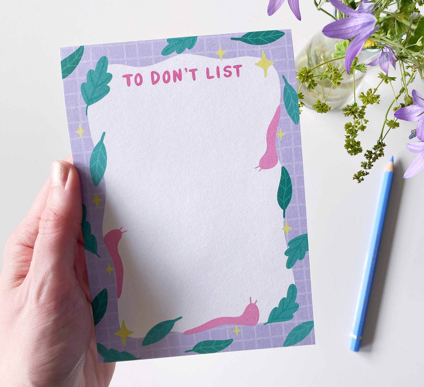 'To Don't List' Recycled A6 Notepad