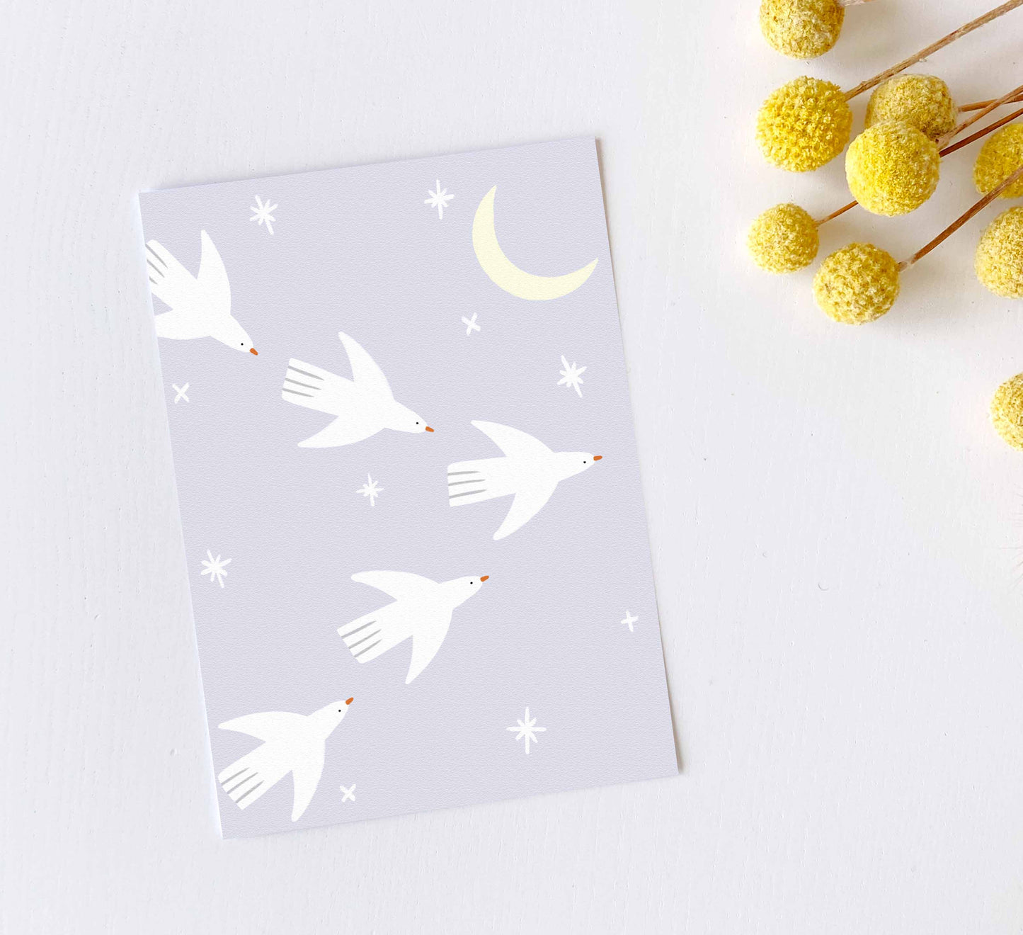 'Twilight Flocks' Greeting Card