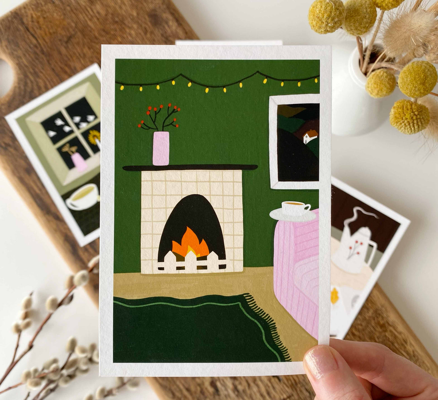 'Fireplace' Fine Art Print